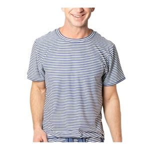 Roudelain Mens Yummy True Stripe Pajama Top Only,1-Piece,Small